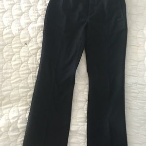 Black cotton dress pants